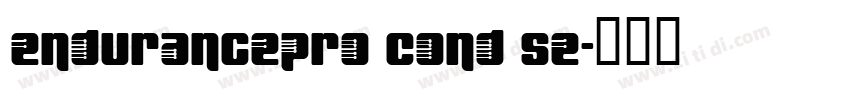 endurancepro Cond se字体转换